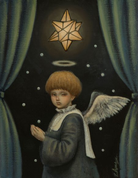 Ami Yamashiro, About Praying, 2022, 18×14cm, oil on canvas