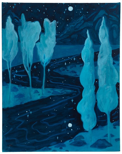 Danielle Winger, Soft Presence, 2024, 50.8×40.6cm, oil on canvas